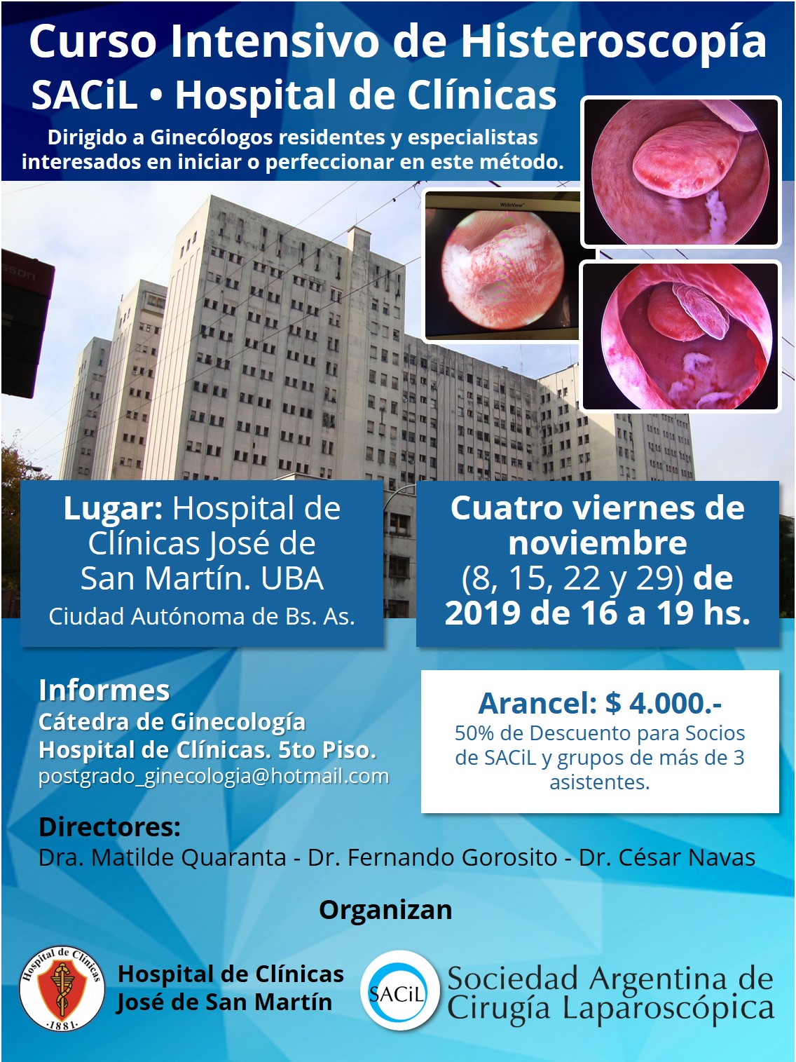 Flyer Curso de Histeroscopia